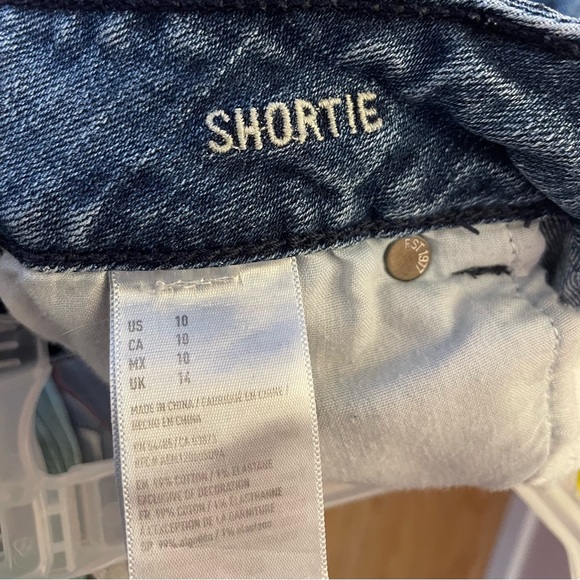 American Eagle Pocket Lace Jean Shorts - Picture 4 of 4